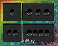 Quality Matt Black Dimmer Light Switches In Either Led Or Standard Options
