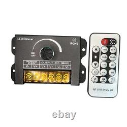 RF LED Stepless Dimmer Switch DC 5V 12V 24V 40A For Single Color LED Strip Light