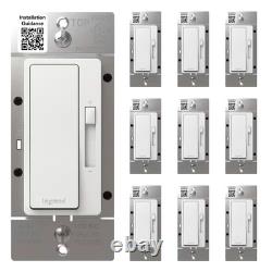 Radiant 150W Rocker Dimmer for Led/Cfl/Halogen/Incandescent Bulbs, 3-Way/1-Pole