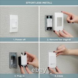 Remote Smart Dimmer by, 3-Way, 4-Way, Multi-Way, Rocker-Style Dimming, 2.4 G Remote Smart Dimmer by, 3-Way, 4-Way, Multi-Way, Rocker-Style Dimming, 2.4 G