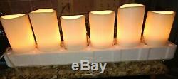 Set 6 Restoration Hardware Pillar Candle Electic String Lights with Dimmer Switch