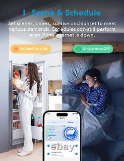 Smart Ceiling Fan Control and Dimmer Light Switch, Supports Apple Homekit, Siri