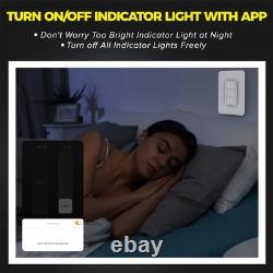 Smart Ceiling Fan Control and Light Dimmer Switch, Compatible with Alexa/Goog