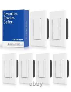 Smart Dimmer Light Switch DPR30, 2.4GHz Wi-Fi Dimmer Switch Compatible with A