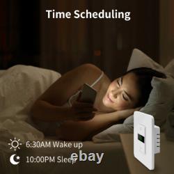 Smart Dimmer Light Switch works with alexa google home Neutral Wire Needs 4pack