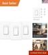 Smart Dimmer Switch 3-pack Alexa & Google Home Compatible, Voice Control