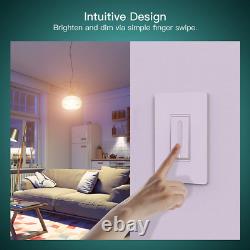 Smart Dimmer Switch 4 Pack, Smart Light Switch Works with Alexa and Google Home