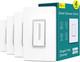 Smart Dimmer Switch 4 Pack, Smart Switch Works With Alexa And Google Home, 2