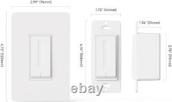 Smart Dimmer Switch 4 Pack, Smart Switch Works with Alexa and Google Home, 2