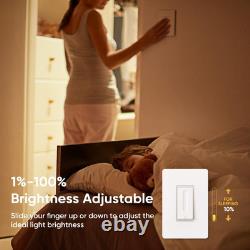Smart Dimmer Switch 4 Pack, Smart Switch Works with Alexa and Google Home, 2