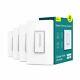 Smart Dimmer Switch 4 Pack, Treatlife Smart Light Switch Works With Alexa And