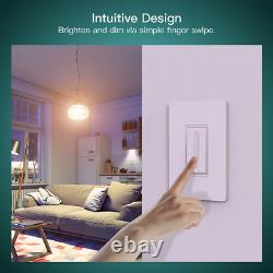 Smart Dimmer Switch 4 Pack, Treatlife Smart Light Switch Works with Alexa and Go