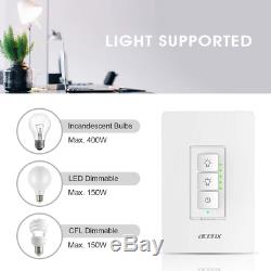 Smart Dimmer Switch, Acenx Wifi Light Dimmer Switch Compatible with Alexa and
