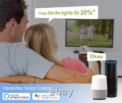 Smart Dimmer Switch, Dimmable Wifi LED Light Dimmer Switch, Compatible with Ale