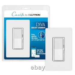 Smart Dimmer Switch Lutron Diva Caseta LED 150W White