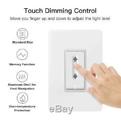 Smart Dimmer Switch, Neutral Wire Required, Treatlife WiFi Light Switch for. New