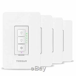 Smart Dimmer Switch, TESSAN Dimmable WiFi LED Light Dimmer Switch, Compatible wi