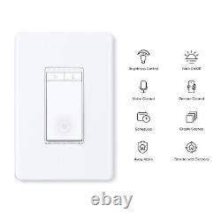 Smart Dimmer Switch for Home Voice Control, App Dimming, Easy Install 4-Pack