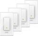 Smart Light Switch Dimmer Wifi Work Alexa Home Single-pole Remote Control 4 Pack