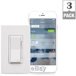 Smart with HomeKit Technology Dimmer, Works with Siri (3pcs) Light Switch Dimmer