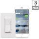Smart With Homekit Technology Dimmer, Works With Siri (3pcs) Light Switch Dimmer