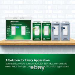 Sunnata Pro LED+ Touch Dimmer Switch, 500W ELV/MLV, 250W LED, Single Pole/Multi