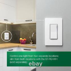 Sunnata Pro LED+ Touch Dimmer Switch, for 500W ELV/MLV, 250W LED, Single Pole/Mu