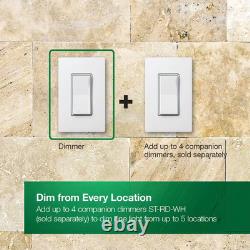 Sunnata Pro LED+ Touch Dimmer Switch, for 500W ELV/MLV, 250W LED, Single Pole/Mu