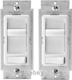SureSlide Universal Dimmer Switch 150W LED & 600W Incandescent Control, 2-Pack
