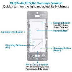 TORCHSTAR 3-Way Dimmer Switch Set Pack of 8 Enhance Lighting