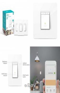 TP-LINK HS220P3 Kasa Smart WiFi Light Switch (3-Pack), Dimmer by TP-Link