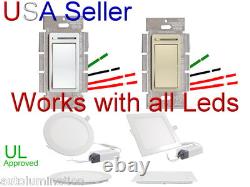 Toggle SWITCH DIMMER LIGHT SINGLE POLE 3WAY UL Led Recessed Ceiling Light