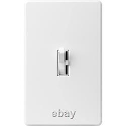 Toggler LED+ Dimmer Switch WithWallplate for Dimmable LED Bulbs, 150WithSingle-Pole