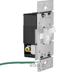 Toggler LED+ Dimmer Switch WithWallplate for Dimmable LED Bulbs, 150WithSingle-Pole
