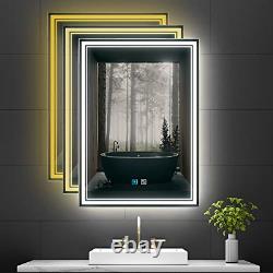 Tokvon Monet led illuminated bathroom mirror with adjustable color temperature