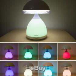 Touch Switch Pat Mushroom Desk Light Rechargeable Colorful Atmosphere Table Lamp