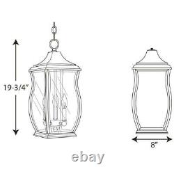 Township Collection 3-Light Outdoor Bronze Hanging Lantern by Progress Lighting