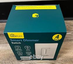 Treatlife Smart Dimmer Switch 4 Pack, Smart Light Switch Model DS01C