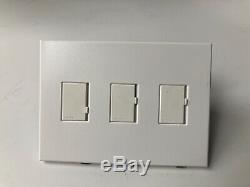 Triple Switch Vareo Lutron V 600 Preset Dimmer 120 V 600 Watt Light Switch