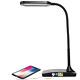 Tw Lighting -40bk The Ivy Led Desk Lamp With Usb Port, 3-way Touch Switch, Black