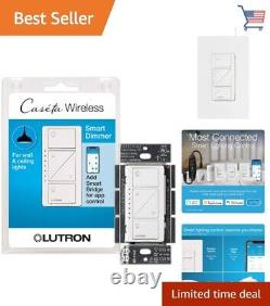 Ultimate Wireless Caseta Dimmer Switch for Wall and Ceiling Lights White