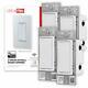 Ultrapro White Z-wave Plus Smart Light Dimmer Switch, In-wall Paddles, 4 Pack