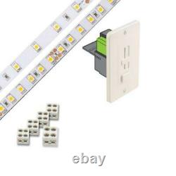 Under Cabinet Light Kit, 16' LED Tape Strip, Dimmer/Driver Switch