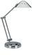V-light Halogen Desk Lamp With 3-point Adjustable Arm And Dimmer Switch Brush