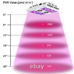 VIPARSPECTRA PAR450 450W LED Grow Light with 3 Dimmers 12 Band Full Spectrum