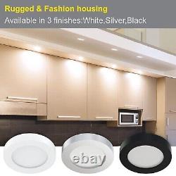 VST Under Cabinet Lighting Plug in with Wired Touch Dimmer Switch, Recessed or