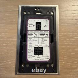 Vantage Light Control 8-Button Keypad Square Touch Nickel Trim Faceplate Panel