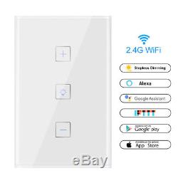 WIFI Smart Home Automation Control Touch Wall Light Switch Touch Panel Dimmer