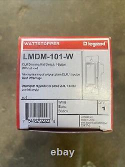 WattStopper LMDM-101-W Digital Dimming Wall Switch White