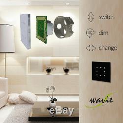 Wavie Gestures Controllable Smart Light Switch and Dimmer BlackOrWhite Cover